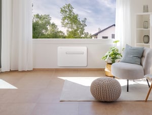 Panasonic RAC Solo airco zonder buitenunit in woonkamer